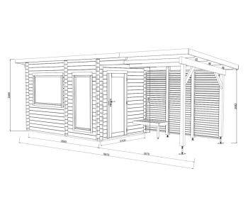 Sauna Sanna 6,8 + 5,9 m2 (3)