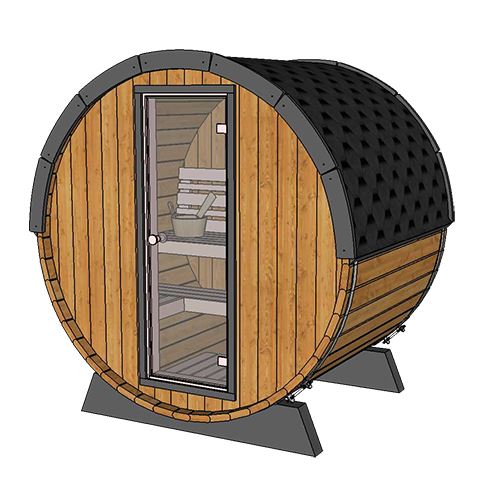 Mini Sauna 160 cm Thermowood bez kamen
