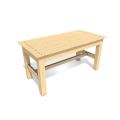 Dřevěný stůl  Zuzana 160 x 79, 5x 79 cm -  bez impregnace