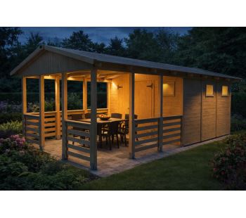 Zahradní altán Herold A3366 CX  (9,6 + 9,6 m2)