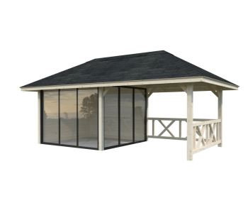 Zahradní domek Bianca 16,6  m2 s posuvnými dveřmi (Set 203) (7)
