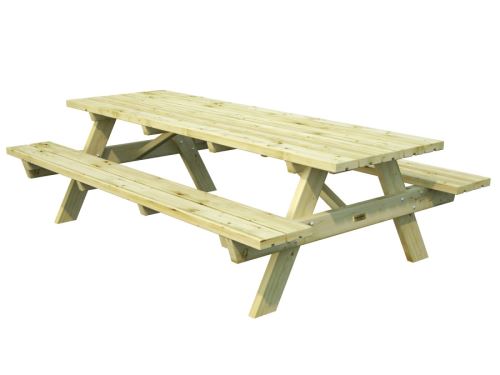 Zahradní dřevěný piknikový stůl PALMAKO RUBBY 24 - zelená impregnace
