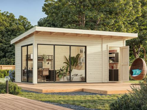 Zahradní domek Andrea 15,2 m2 s posuvnými dveřmi