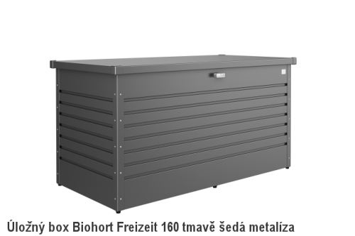 Biohort Úložný box FreizeitBox 160HIGH, tmavě šedá metalíza