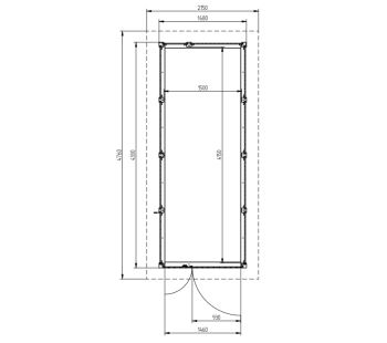 Zahradní domek HEROLD P4417c 7,2 m2 (3)