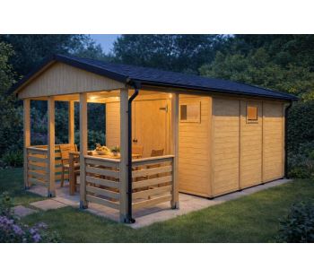 Zahradní altán Herold A3355 CX (9,6 + 6,3 m2)