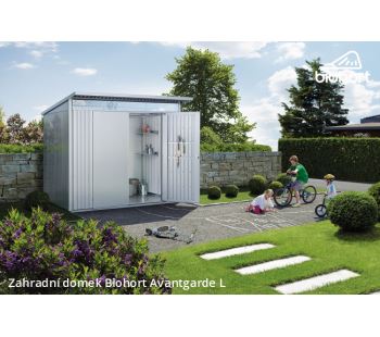 Biohort Zahradní domek AVANTGARDE A3, šedý křemen metalíza (6)