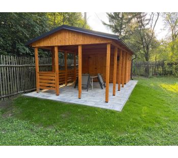 Zahradní altán Herold A3366 BX (7,2 + 13,9 m2) (5)