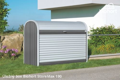 Biohort Úložný box StoreMax® 190, šedý křemen metalíza