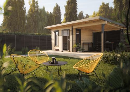 Zahradní domek MODERN LOOK GRACE 8,1+8,1 m2