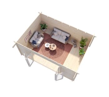 Zahradní domek LEA 19,4 m2 (4)