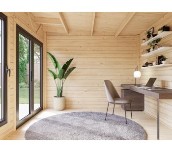 Zahradní domek Aurelia 12,4  m2 (hliníková okna a dveře) (6)