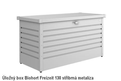 Biohort Úložný box FreizeitBox 130, stříbrná metalíza