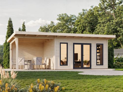 Zahradní domek Aurelia 12,7 + 7,9  m2 (hliníková okna a dveře)