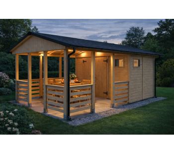 Zahradní altán Herold A3355 BX  (6,3 + 9,6 m2)