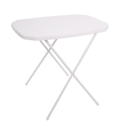Stůl CAMPING 53x70 - bílý