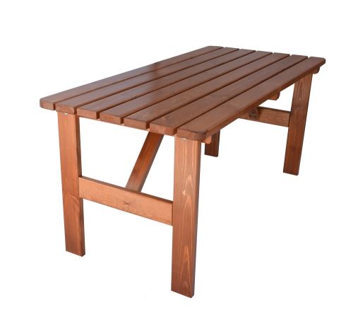 VIKING zahradní stůl dřevěný LAKOVANÝ - 150 cm